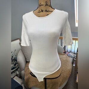 NWT basic white bodysuit